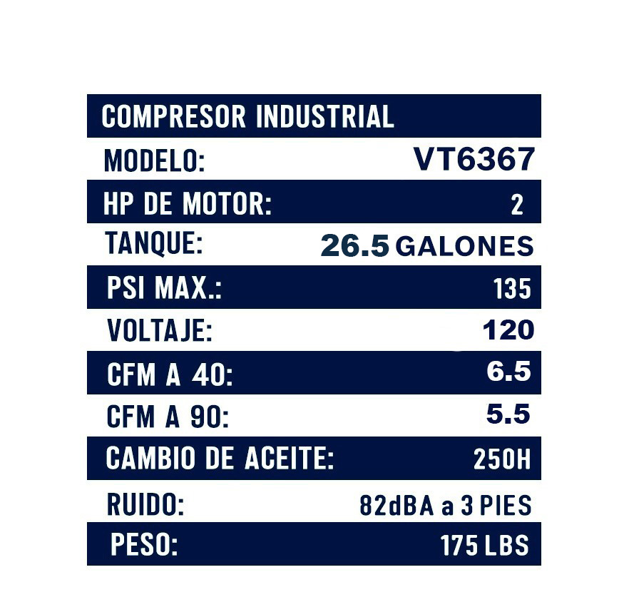 VT6367 Campbell Hausfeld Guatemala